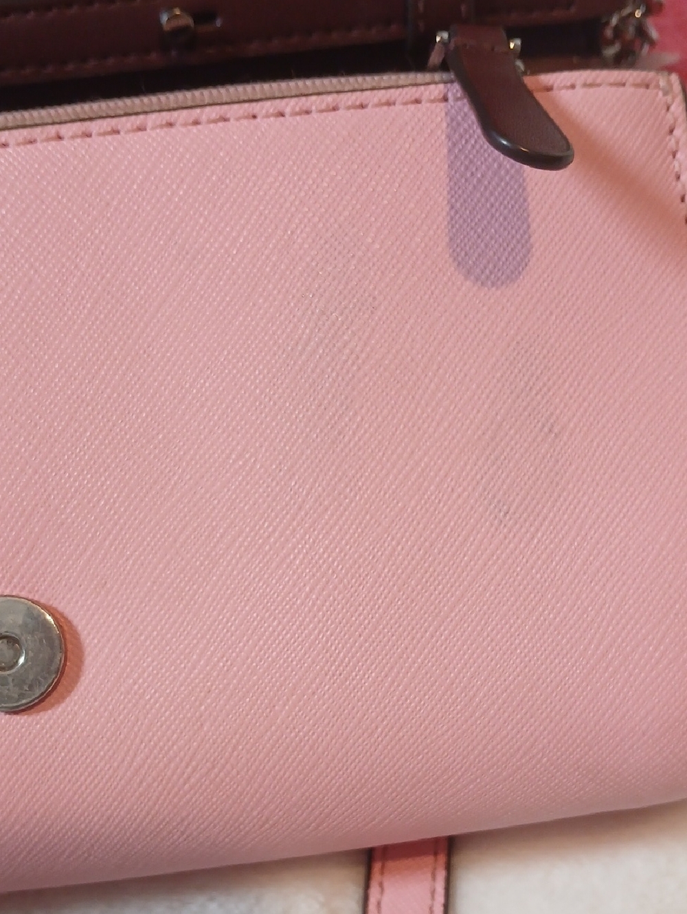 Kate Spade Light Pink Leather Crossbody W/ Heart & Bird Appliqué - Picture 4 of 7